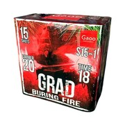 Grad S15-1 - wyrzutnia fajerwerków 15 strzałów 20 mm Gaoo F2 Gaoo