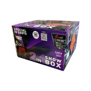 Laser 2 in 1 Show Box PXC306 - zestaw wyrzutni 90 strzałów 30 mm Piromax F3 Piromax