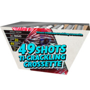Ti-Crackling Crossette JW645 wyrzutnia fajerwerków 49 strzałów 20 mm Jorge F2 Jorge