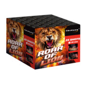 Roar Of Lion TXB1039 - wyrzutnia fajerwerków 25 strzałów 30 mm Triplex F2 Triplex