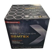 Semtex PS2255 potężna wyrzutnia fajerwerków 25 strzałów 48 mm Pyroshine F3 Pyroshine
