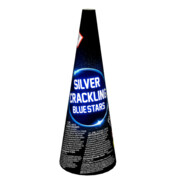 Silver Crackling Blue Stars JF90 - fontanna z cracklingiem Jorge F2 Jorge