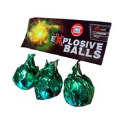 Explosive Balls PXG208 - trzaskające kulki 3 szt Piromax F2 Piromax