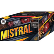 Mistral PXB3516 wyrzutnia fajerwerków 80 strzałów 20 mm Piromax F2 Piromax