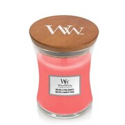 Świeca WoodWick Melon & Pink Quartz, średnia (275g) WoodWick