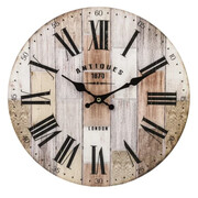 Zegar ścienny retro London (brązowy) Art-Pol