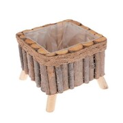 Osłonka drewniana na nóżkach 17,5 x 20 x 20 cm Dakls