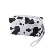 Kosmetyczka damska Saszetka 11,2 x 19 x 8,3 cm (biała w czarne łaty) eCarla