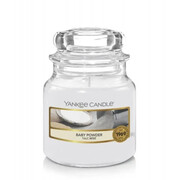 Świeca Yankee Candle Baby Powder, mały słoik (104g) Yankee Candle
