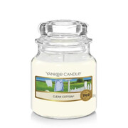 Świeca Yankee Candle Clean Cotton, mały słoik (104g) Yankee Candle