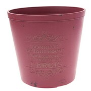 Osłonka plastikowa 16 x 17 x 17 cm (czerwona z przetarciami) Dakls