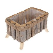 Osłonka drewniana na nóżkach 18 x 30 x 20 cm Dakls