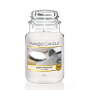 Świeca Yankee Candle Baby Powder, duży słoik (623g) Yankee Candle