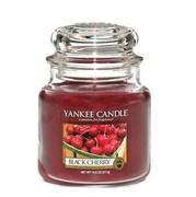 Świeca Yankee Candle Black Cherry, średni słoik (411g) Yankee Candle