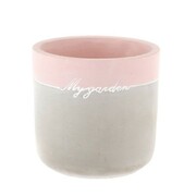 Osłonka betonowa 11,5 x 12,5 x 12,5 cm (szaro-różowa) Dakls