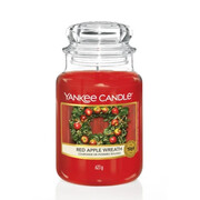 Świeca Yankee Candle Red Apple Wreath, duży słoik (623g) Yankee Candle