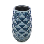 Wazon ceramiczny 20 x 13 x 13 cm (granatowy) Art-Pol