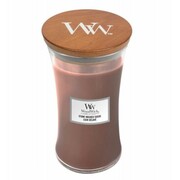 Świeca WoodWick Stone Washed Suede, duża (609g) WoodWick