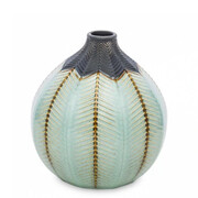 Wazon ceramiczny 15 x 13,5 x 13,5 cm (jasny niebieski) Art-Pol