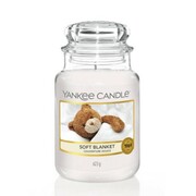 Świeca Yankee Candle Soft Blanket, duży słoik (623g) Yankee Candle