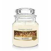 Świeca Yankee Candle All is Bright, mały słoik (104g) Yankee Candle