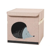 Pojemnik na zabawki z zamknięciem Jeż 33 x 33 x 33 cm (brązowy) eCarla