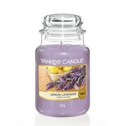 Świeca Yankee Candle Lemon Lavender, duży słoik (623g) Yankee Candle