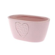 Osłonka ceramiczna 8,5 x 18 x 11 cm (różowa) Dakls