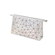 Kosmetyczka damska Saszetka 17 x 27 x 9 cm (srebrna) eCarla