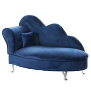 Szkatułka na biżuterię szezlong 17 x 26,5 x 12,5 cm (niebieska) Art-Pol