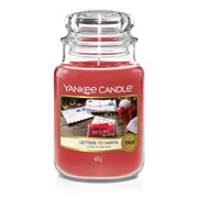 Świeca Yankee Candle Letters To Santa, duży słoik (623g) Yankee Candle