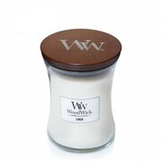 Świeca WoodWick Linen, średnia (275g) WoodWick