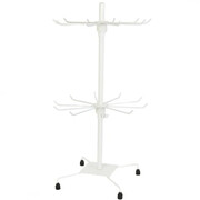 Obrotowy ekspozytor na biżuterię Stojak 50 x 30 cm (biały) eCarla