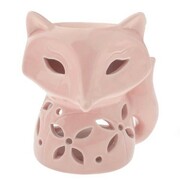 Kominek ceramiczny Lisek 12 x 11 x 10 cm (różowy) Dakls