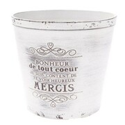 Osłonka plastikowa 16 x 17 x 17 cm (biała z przetarciami) Dakls