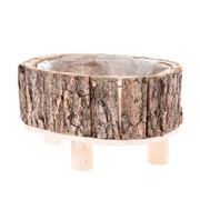 Osłonka drewniana na nóżkach 12 x 18,5 x 15,5 cm Dakls