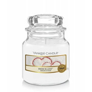 Świeca Yankee Candle Snow in Love, mały słoik (104g) Yankee Candle