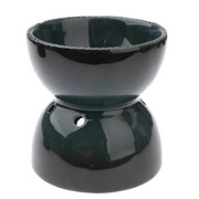 Kominek ceramiczny 10,8 x 11,5 x 10,8 cm (czarny) Dakls