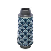 Wazon ceramiczny 27,5 x 11,5 x 11,5 cm (granatowy) Art-Pol