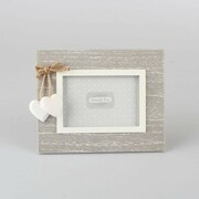 Drewniana ramka na zdjęcia 12 x 8 cm (szara) Dakls
