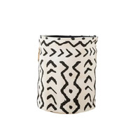 Materiałowy kosz na pranie Etno 50 x 40 x 40 cm (biały) eCarla