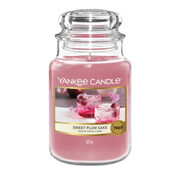 Świeca Yankee Candle Sweet Plum Sake, duży słoik (623g) Yankee Candle
