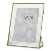 Metalowa ramka na zdjęcia 13 x 18 cm (złota) Art-Pol