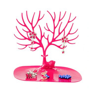 Ekspozytor na biżuterię Drzewo 21,5 x 25 cm (czerwony) eCarla