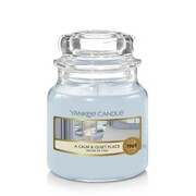 Świeca Yankee Candle A Calm & Quiet Place, mały słoik (104g) Yankee Candle