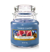 Świeca Yankee Candle Mulberry & Fig Delight, mały słoik (104g) Yankee Candle