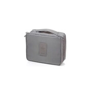 Kosmetyczka podróżna 16 x 21 x 8 cm (szara) eCarla