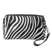 Kosmetyczka damska Saszetka 15 x 25 x 10 cm (biało-czarna) eCarla