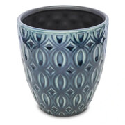 Osłonka ceramiczna 14,5 x 13,5 x 13,5 cm (granatowa) Art-Pol