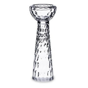 Świecznik szklany 38 x 14 x 14 cm (przezroczysty) Art-Pol